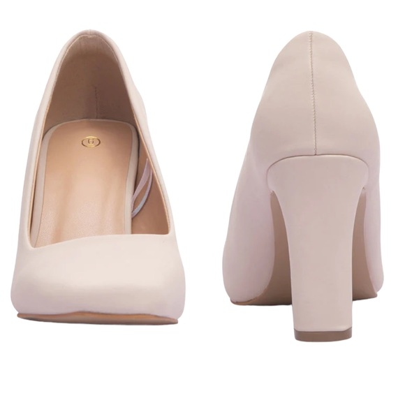Mysoft Square Toe Pumps - Picture 3 of 6